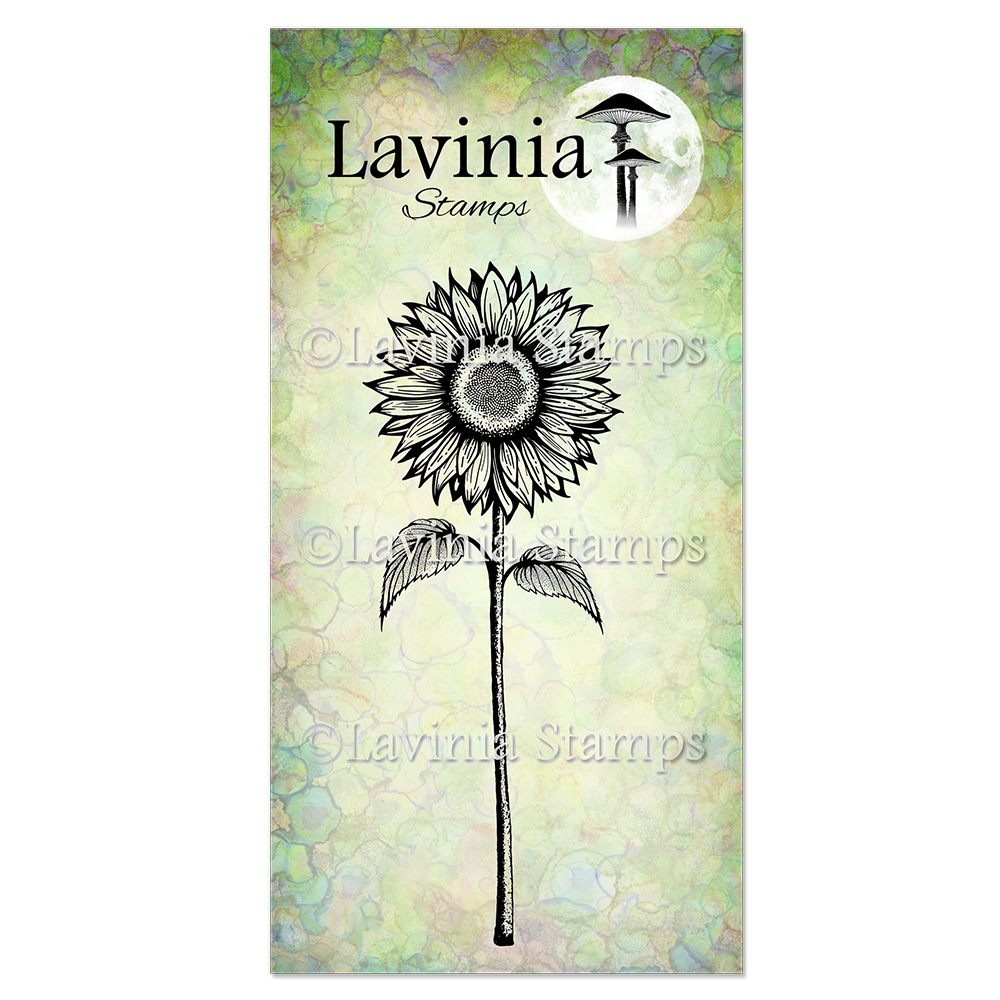 LAV986 - Open Sunflower Stamp
