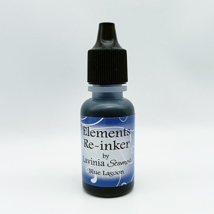 Elements Premium Dye ink – Blue Lagoon Re-Inker