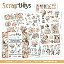 ELIZABETH POP UP PAPER PAD 6" X 6" ELIZ - 11