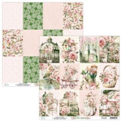 Mintay - Peony Garden 3" x 4" cut apart sheet