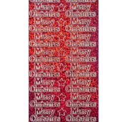 Merry Christmas 2 - Holographic Red