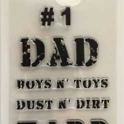Curly Sue - #1 Dad stamp set