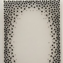 Dotted oval Embossing Folder