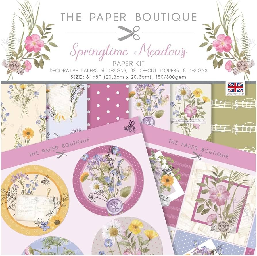 The Paper Boutique Spring Meadows 8x8 Inch Paper Kit (PB1840)