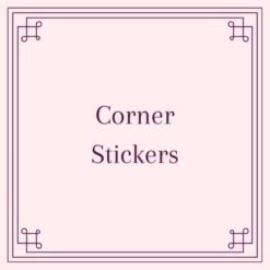 Corner stickers