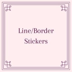 Line/Border stickers