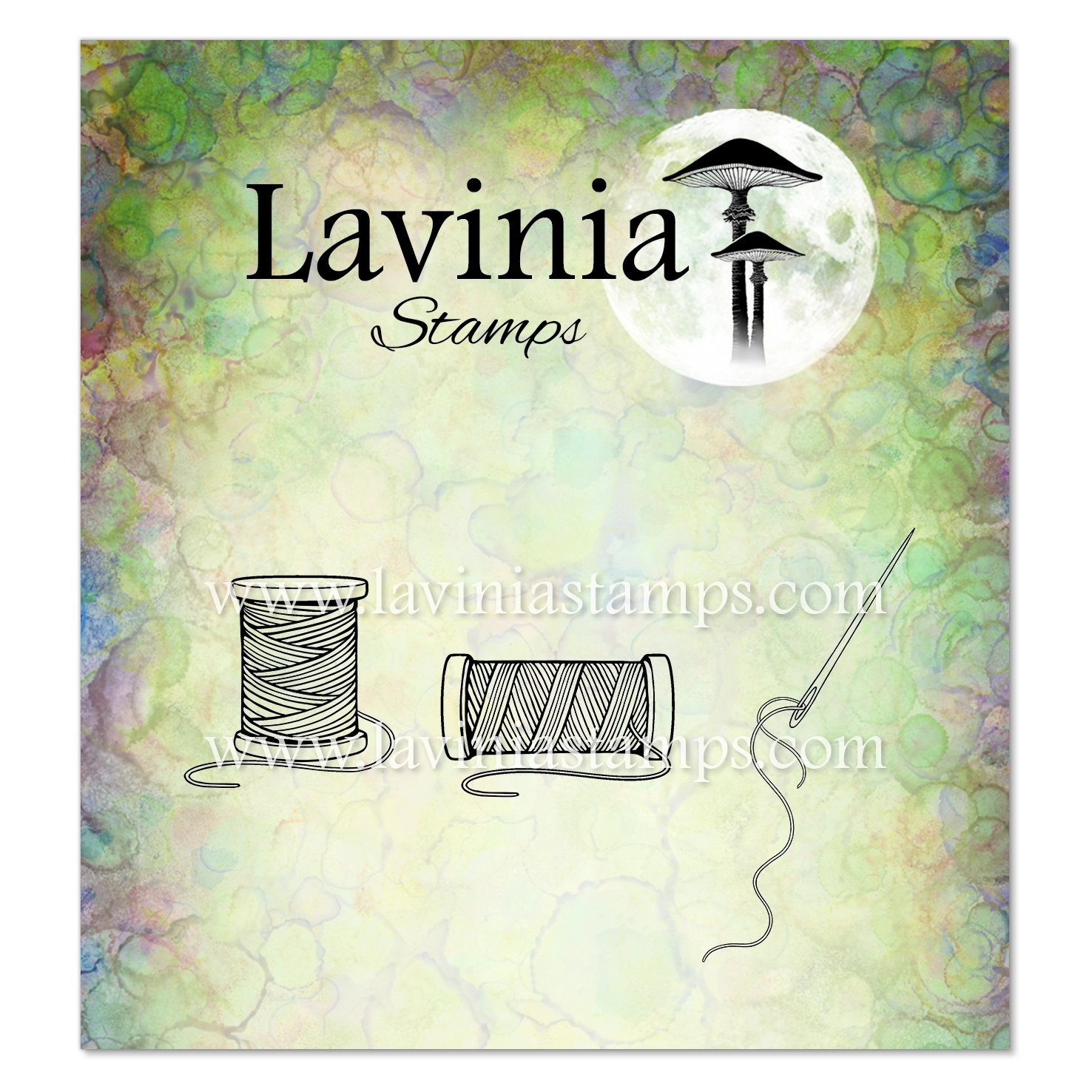 LAV1060 - Reels & Needle Stamp