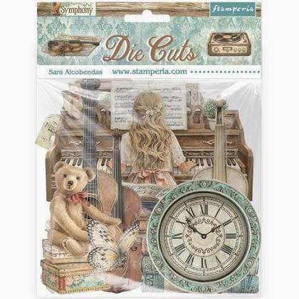 Stamperia Symphony Die Cuts Assorted by Sara Alcobendas (DFLDC136)