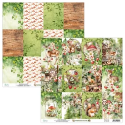 Mintay - Wildwood Secrets - 3" x 4" cut apart sheet