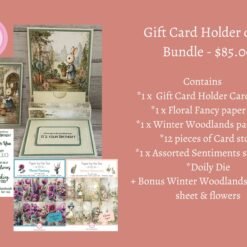 Bundle - Create-a-card - Gift card holder card die set