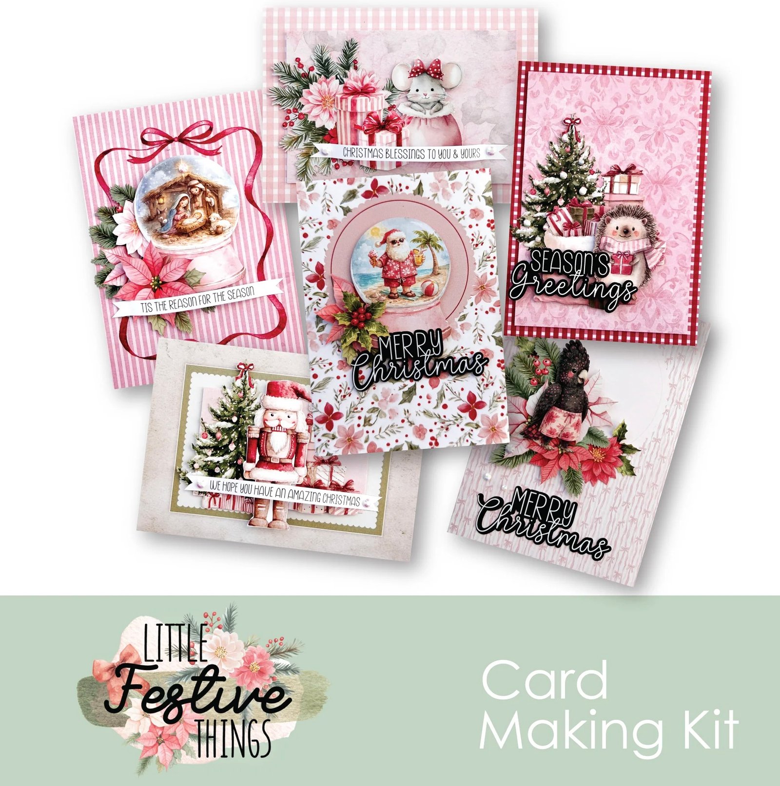 Pre-Order - LITTLE FESTIVE THINGS CARD MAKING KIT