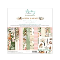 Mintay - Music Garden - 8" x 8" Paper Pad