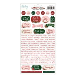Pre-order - Mintay - Season of Joy - Paper stickers - Words - due mid August