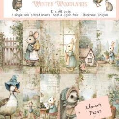 Paper by the Sea - Winter Woodlands Elements Papers