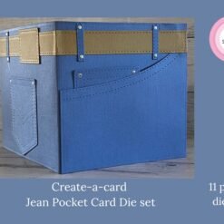 Create-a-card Jean Pocket Card die set