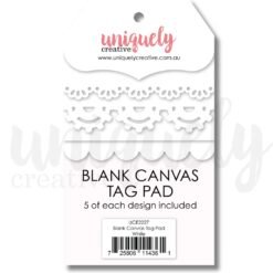 Blank Canvas Tag Pad - White - due 5/8/26