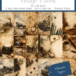 Paper by the Sea - Vintage Travels Elements Papers