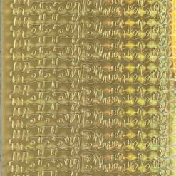 Happy Birthday 6 - Gold Prism