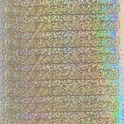 Congratulations - Holographic Silver