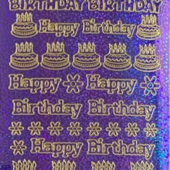 Happy Birthday various - Holo Purple