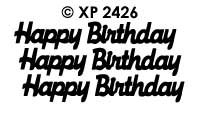 Alternative view of Happy Birthday 6 - Red Prism