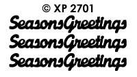 Alternative view of Seasons Greetings 1 - Holographic Green