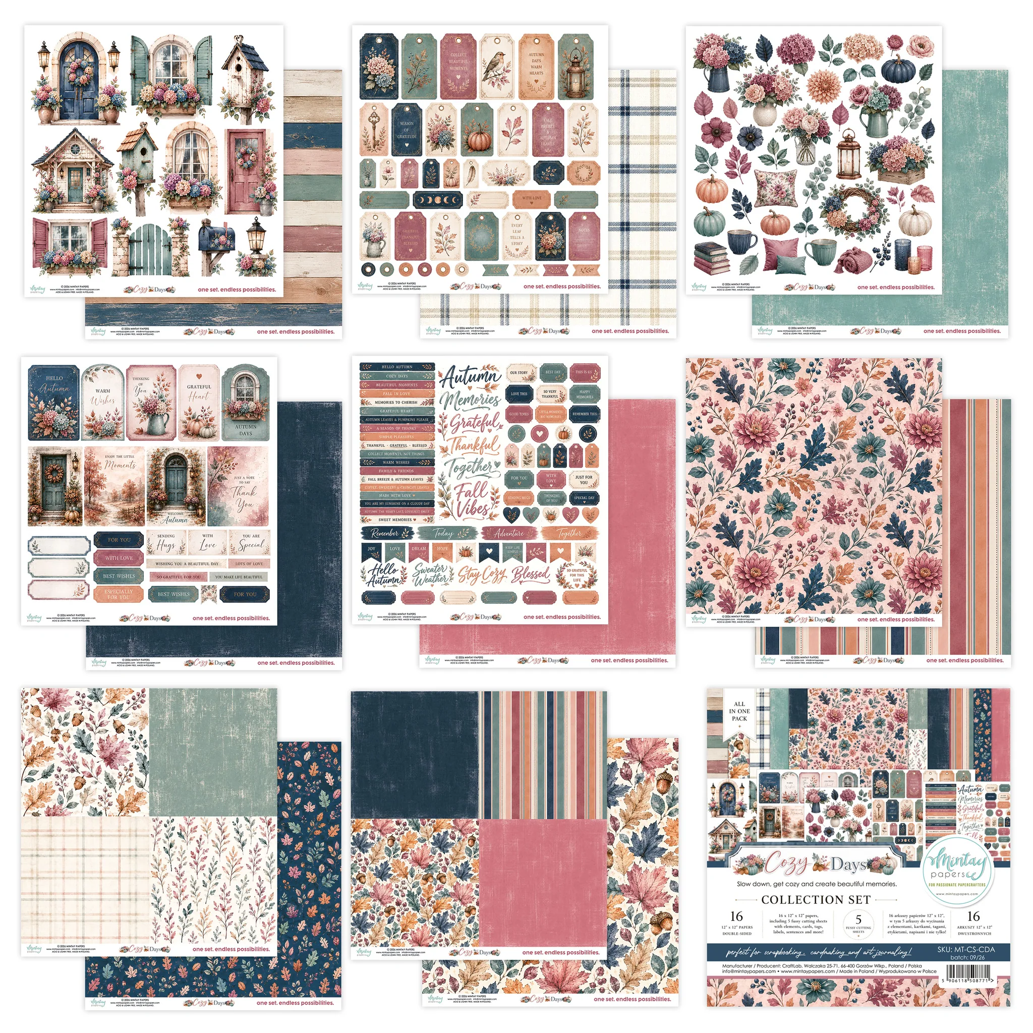 Mintay - COZY DAYS - 12 X 12 COLLECTION SET - Image 2